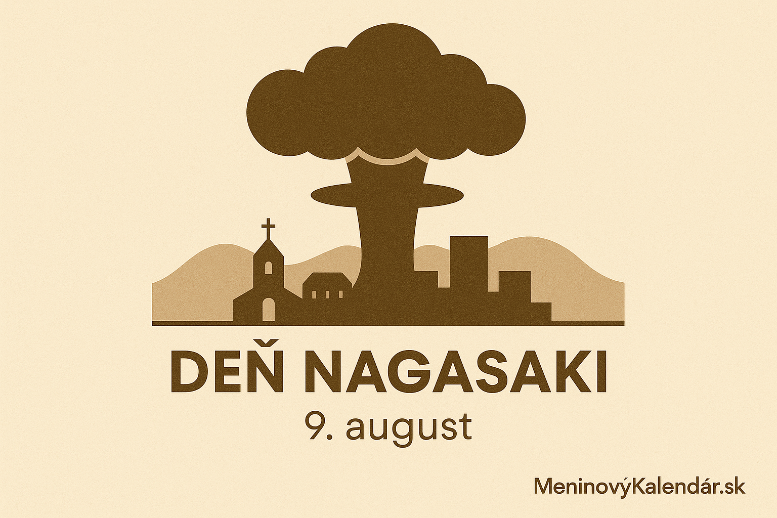 Deň Nagasaki (9. august) – Spomienka na jednu z najväčších tragédií ľudstva 💥🕊️