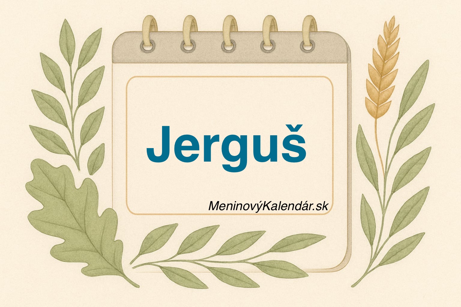 Kedy má meniny Jerguš? 🎉