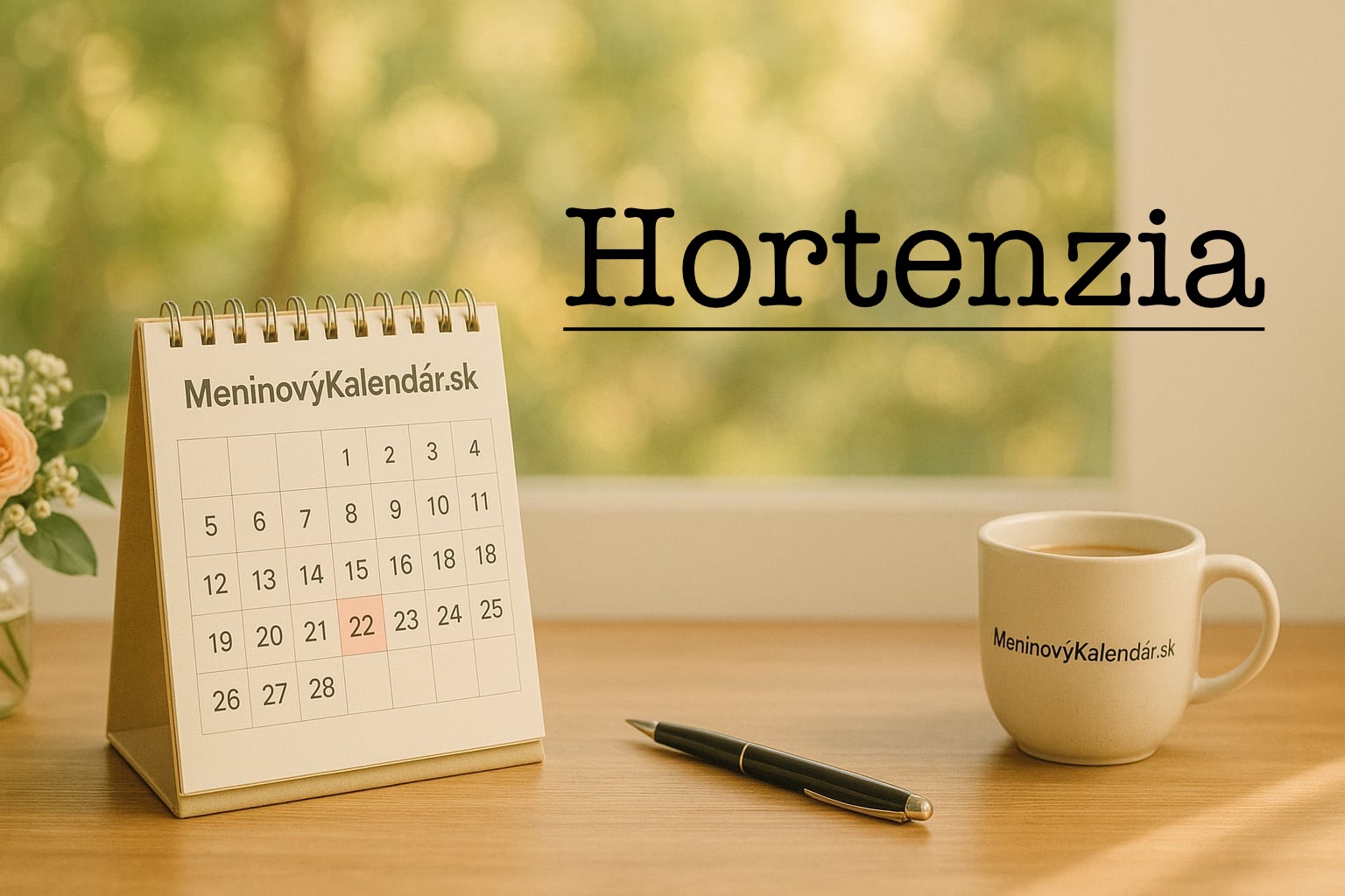 Hortenzia (5. august) – meniny, pôvod, história a význam mena 🌸