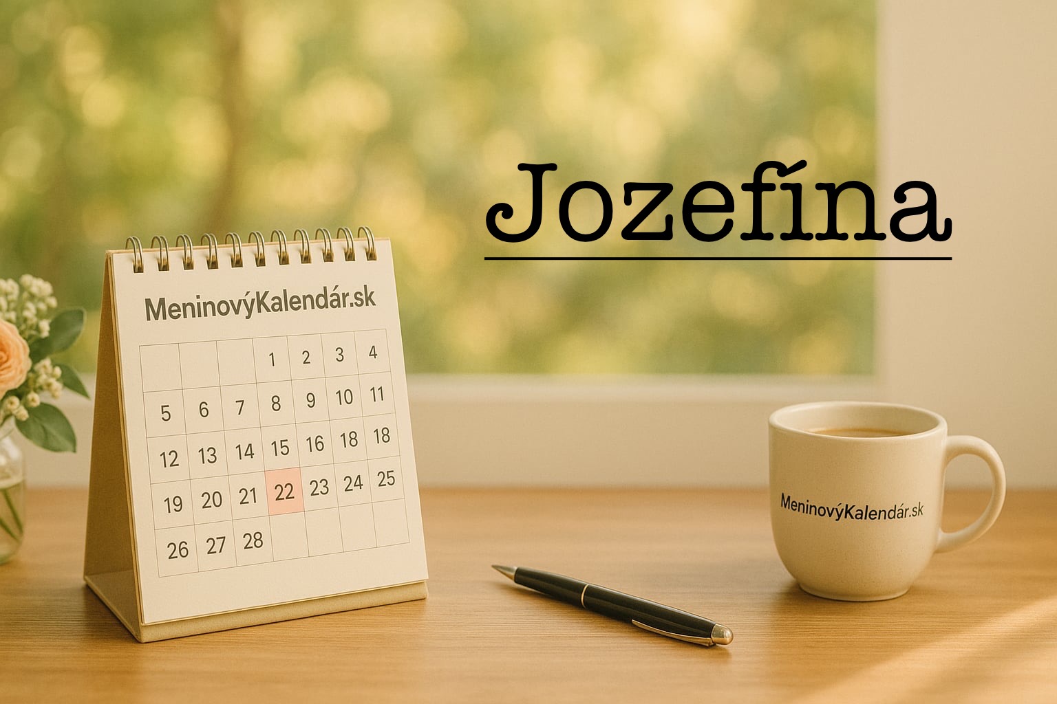 Jozefína (6. august) – meniny, pôvod, história a význam mena 🎉