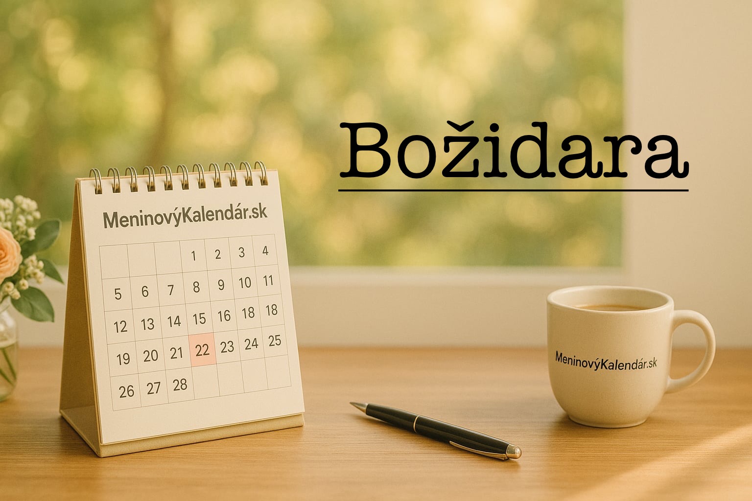 Božidara (1. august) – meniny, pôvod, história a význam mena 🎉