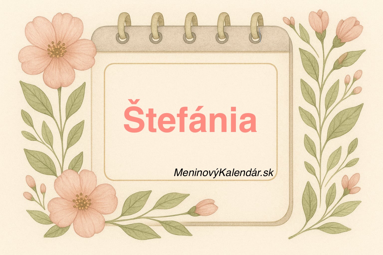 Kedy má meniny Štefánia? 🎉