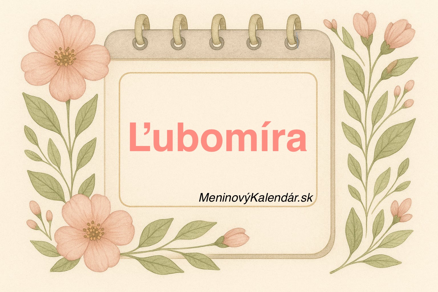 Kedy má meniny Ľubomíra? 💐