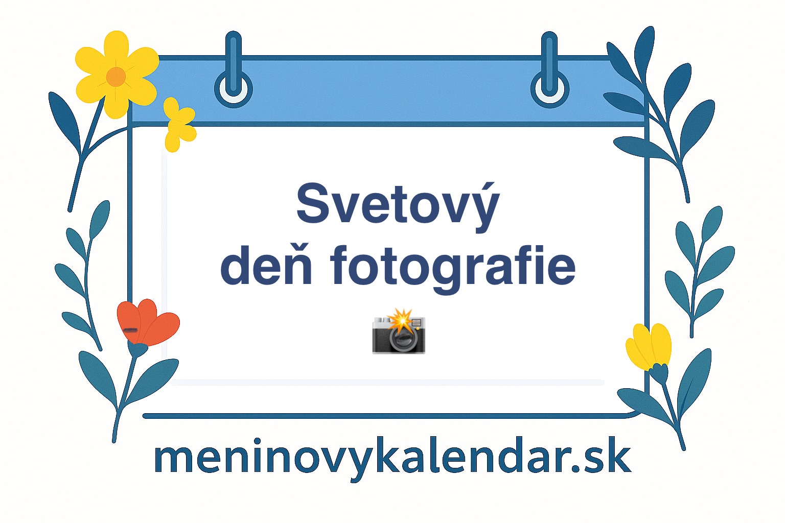 📸 Svetový deň fotografie – 19. august 🗓️