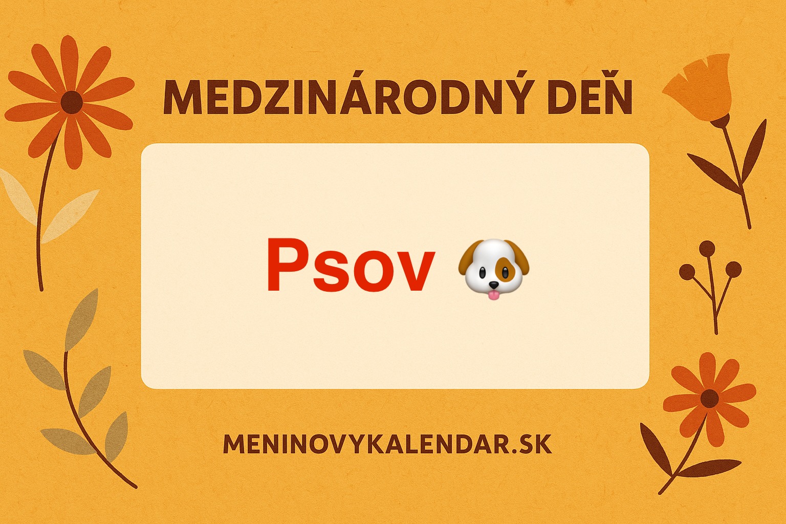 🐶 Medzinárodný deň psov (26. august) – oslávme našich verných priateľov!
