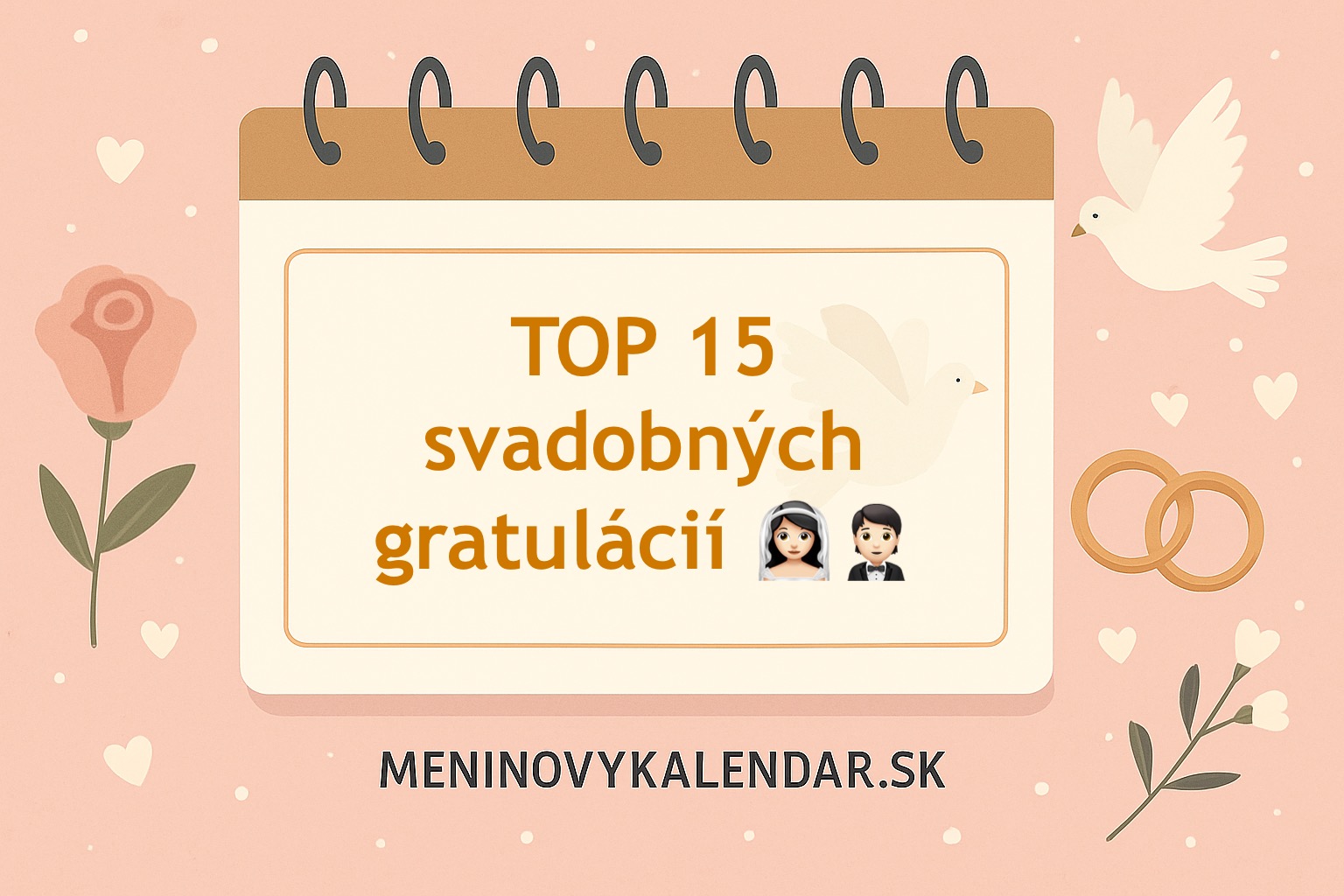 Top 15 svadobných gratulácií 💍💐