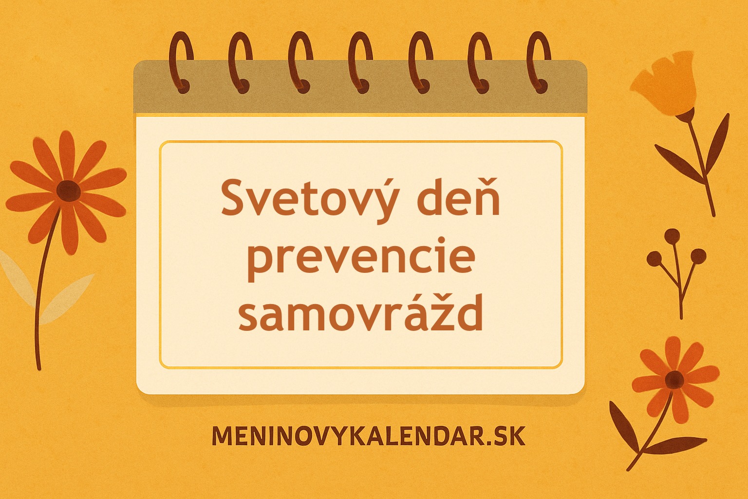🌍 Svetový deň prevencie samovrážd – 10. september