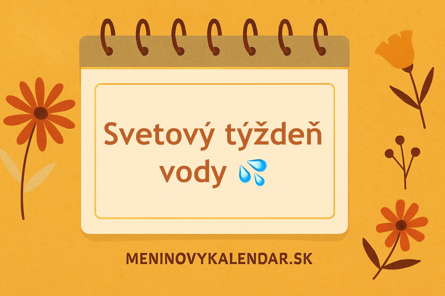 🌍 Svetový týždeň vody (24.–28. augusta 2025)💧