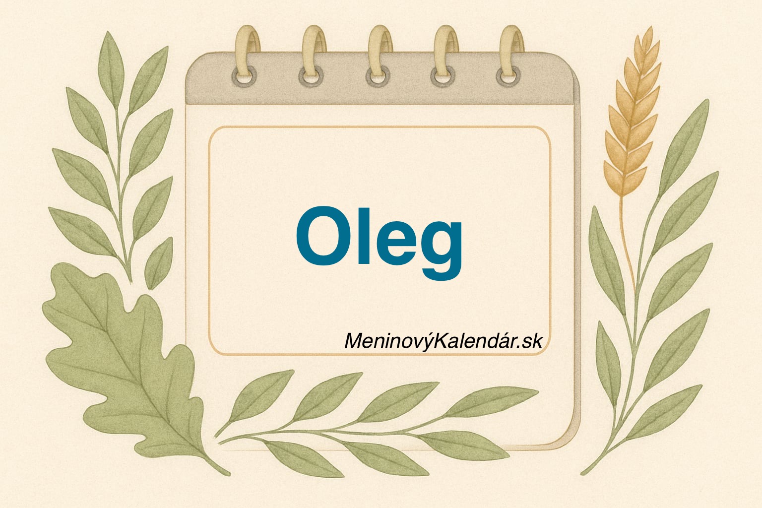 Kedy má meniny Oleg? 🎉