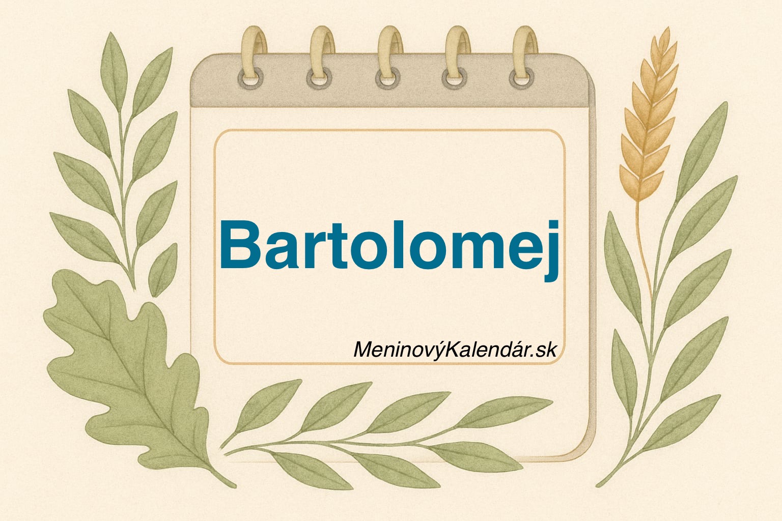 Kedy má meniny Bartolomej? 🤔