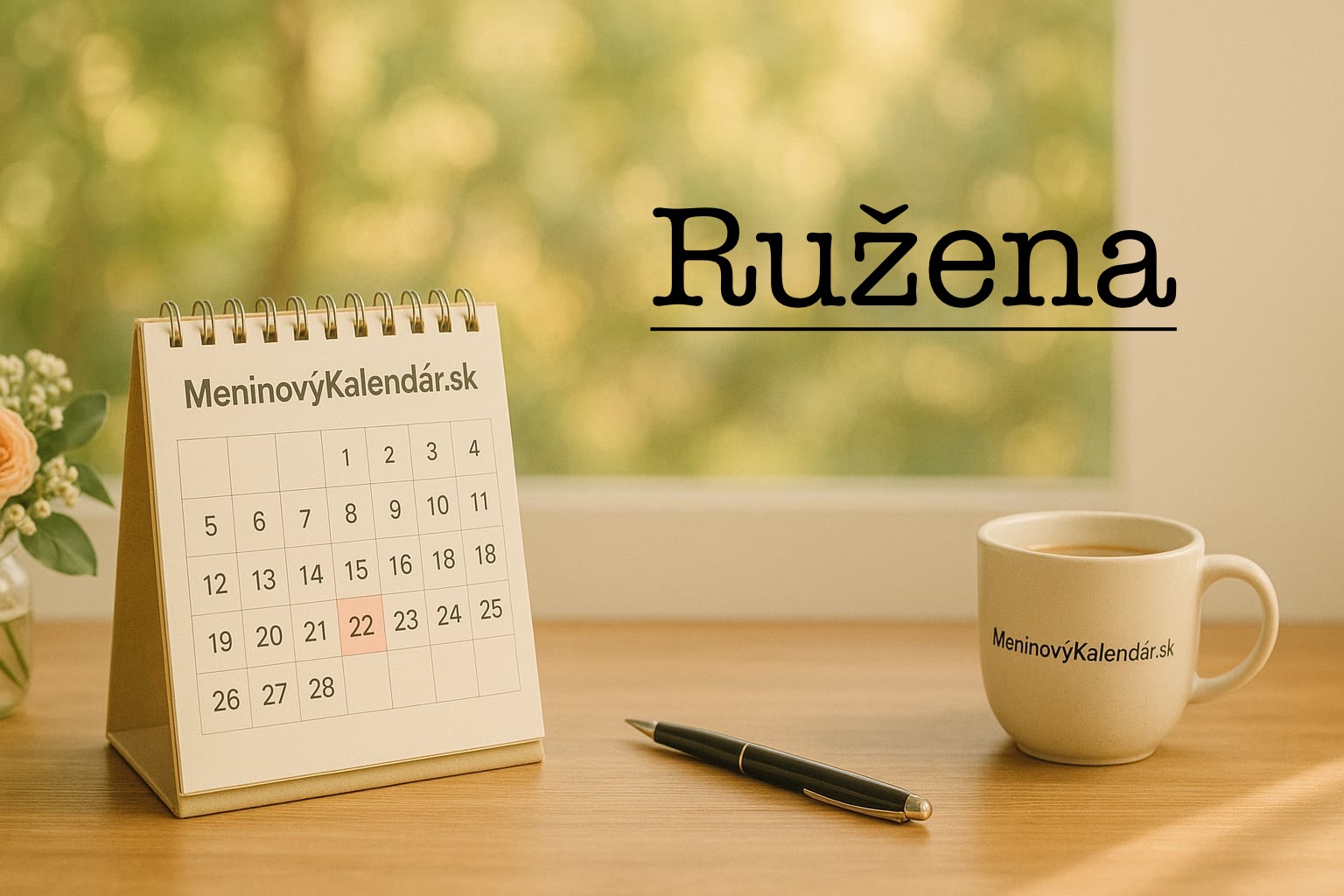 Ružena (30. august) – meniny, pôvod, história a význam mena 🌹