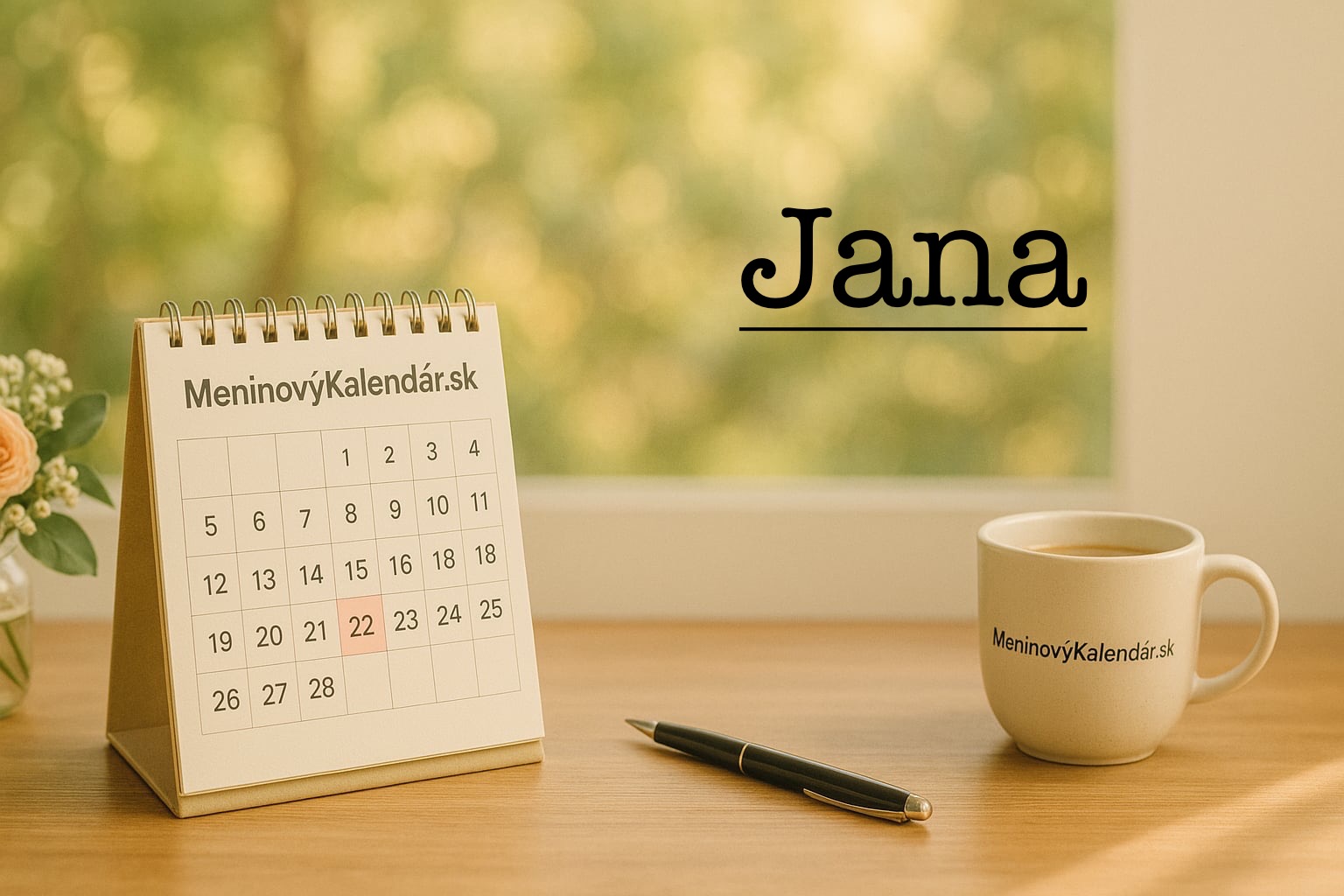 Jana (21. august) – meniny, pôvod, história a význam mena 🌸