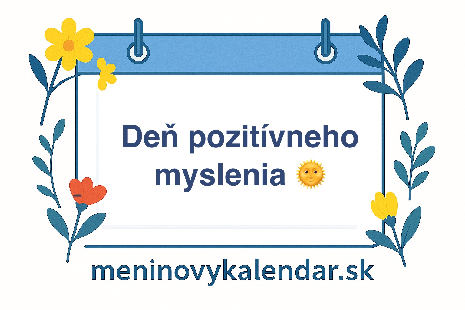 Deň pozitívneho myslenia – 13. september 🧠🌞