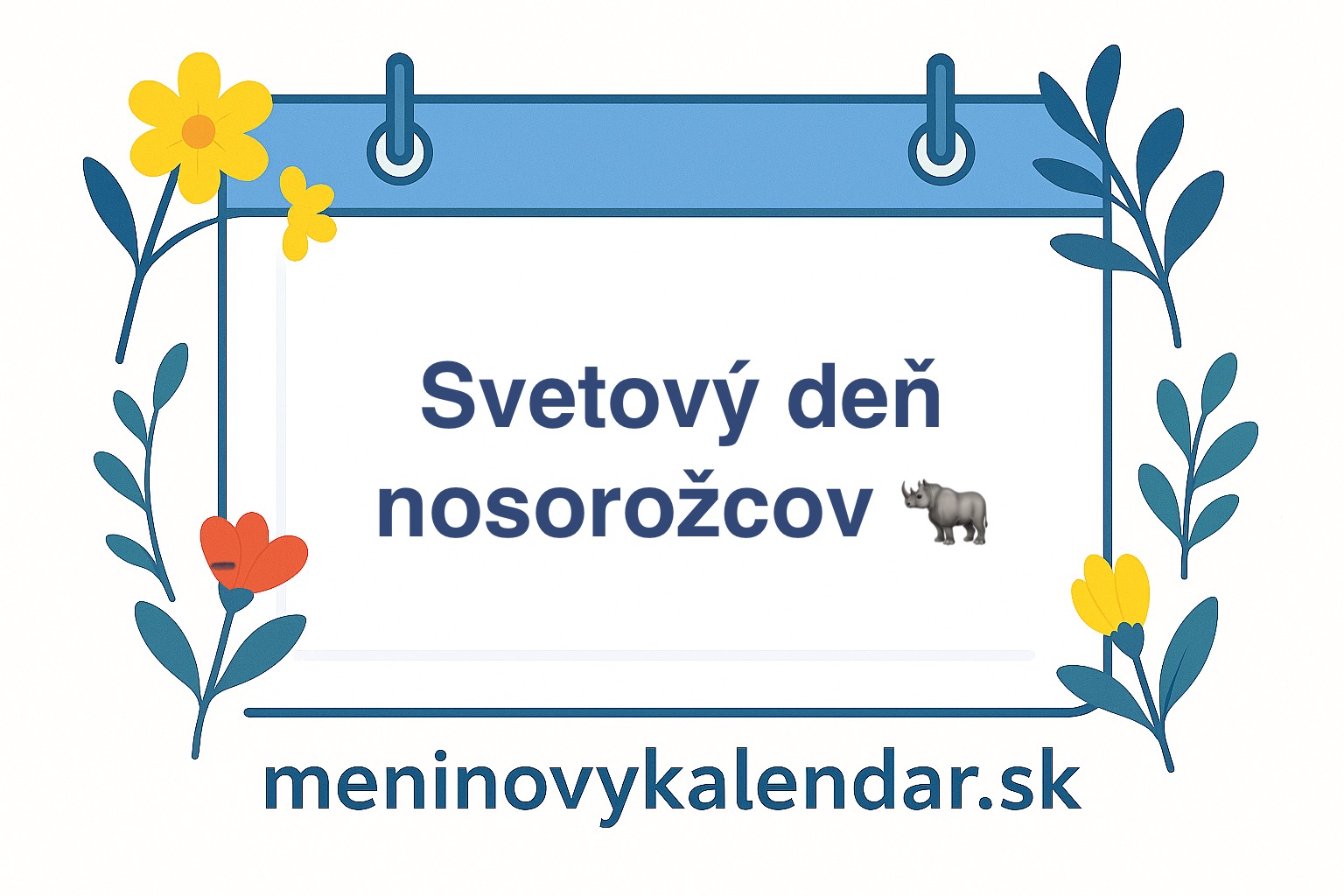 🦏 Svetový deň nosorožcov – 22. september 🌍