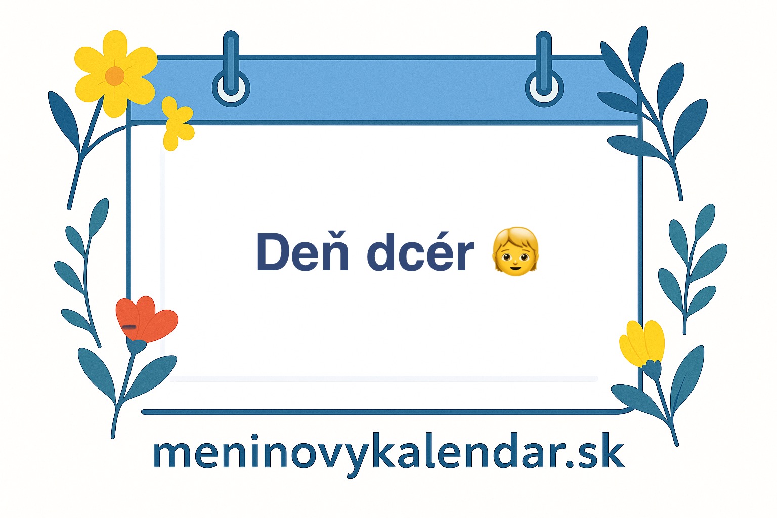 👩👧🌸 Deň dcér – 25. september