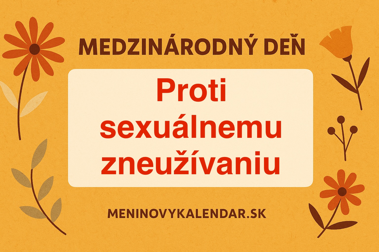 🚫👩👧 Medzinárodný deň proti sexuálnemu zneužívaniu a obchodu so ženami a deťmi – 23. september 🌍