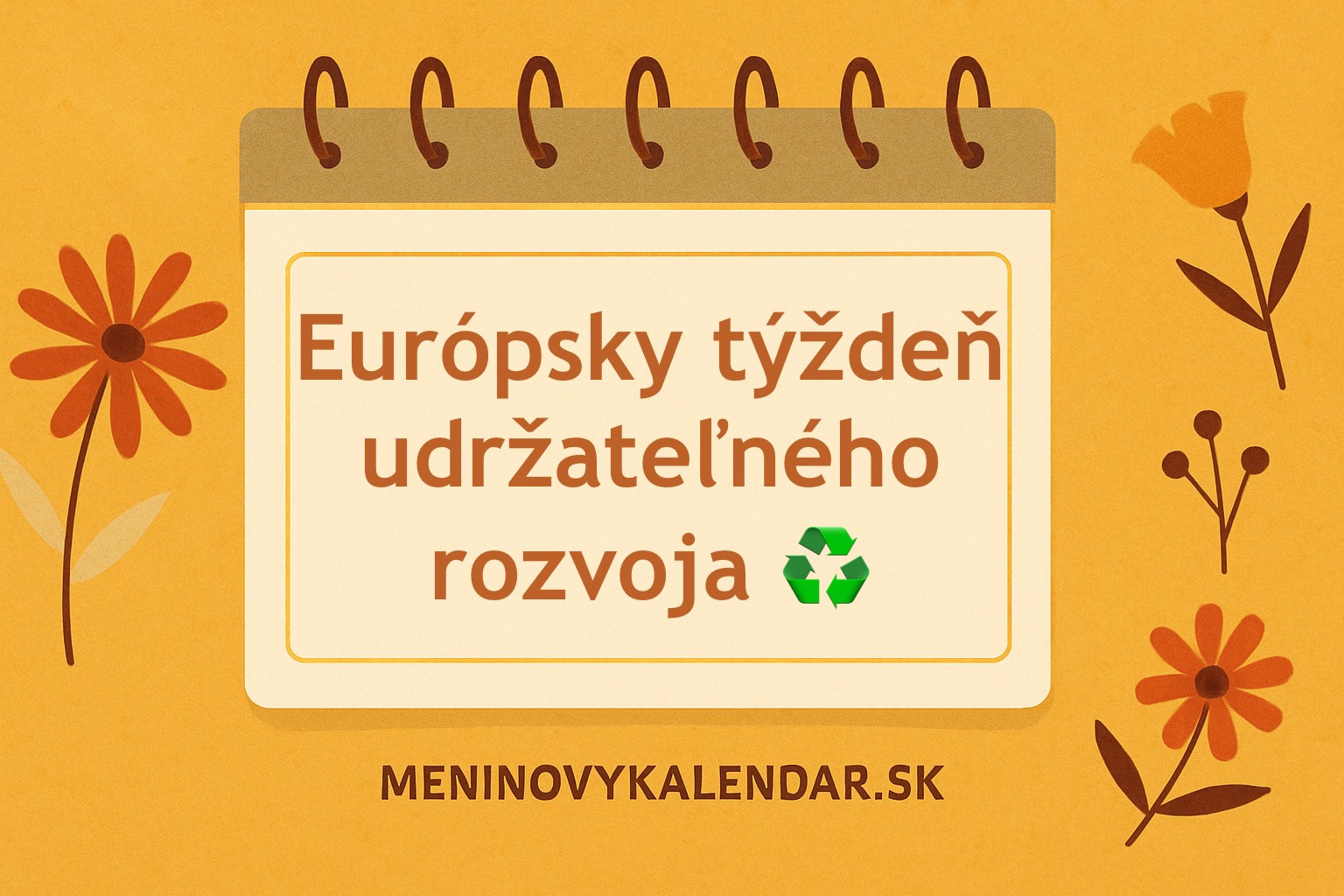 🌍♻️ Európsky týždeň udržateľného rozvoja – spoločný krok k zelenšej budúcnosti (18. – 26. september)