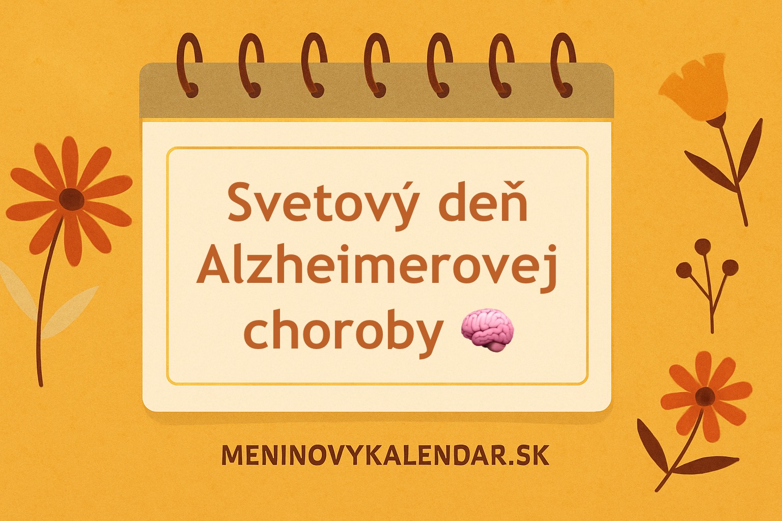 🧠 Svetový deň Alzheimerovej choroby – 21. september