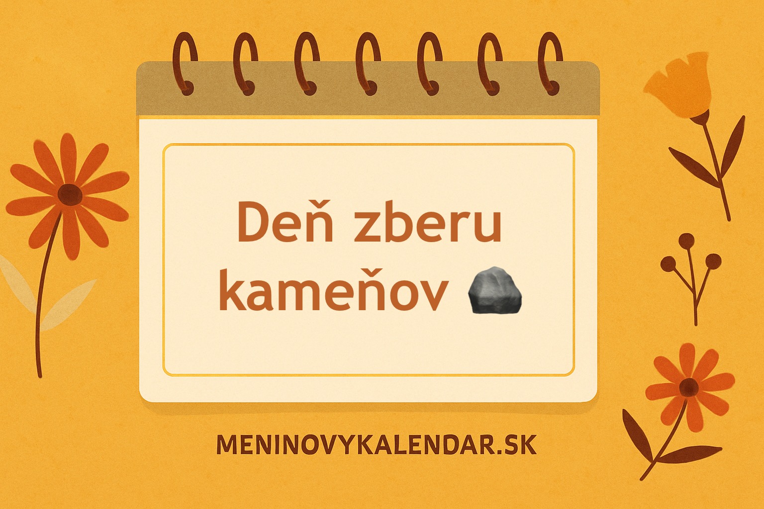🪨 Deň zberu kameňov (Collect Rocks Day) – 16. september