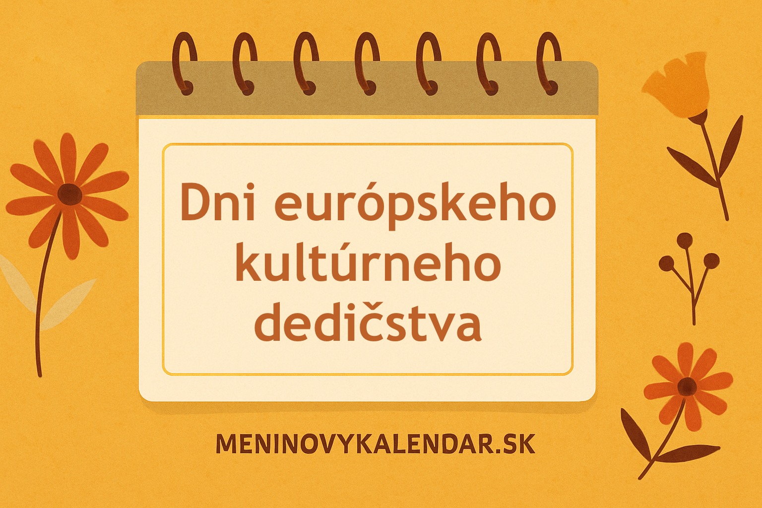 Dni európskeho kultúrneho dedičstva – 14. september 🏰🇪🇺