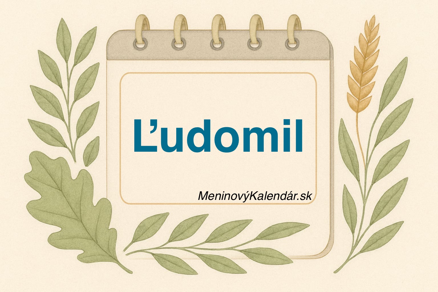 Kedy má meniny Ľudomil? 📅