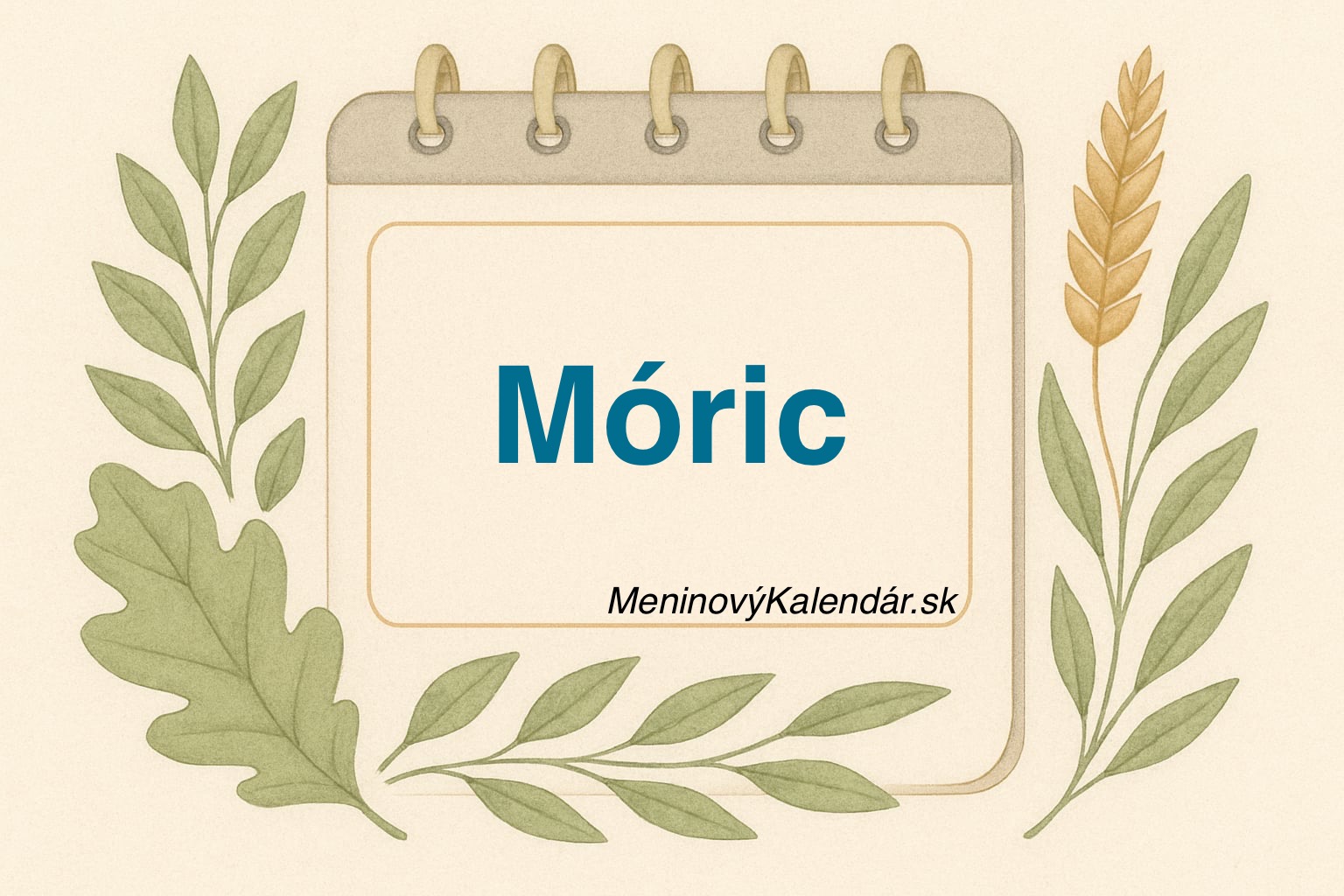 📅 Kedy má meniny Móric?
