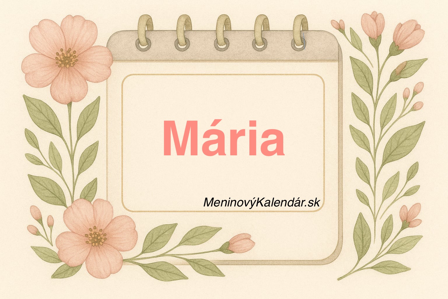 Kedy má meniny Mária? 🌸
