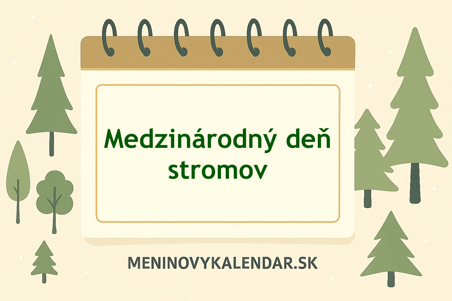 Medzinárodný deň stromov (20. október) 🌳🌍