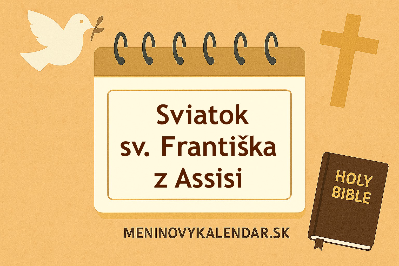 🌿🕊️ Sviatok svätého Františka z Assisi — patrón zvierat, prírody a mieru (4. október)
