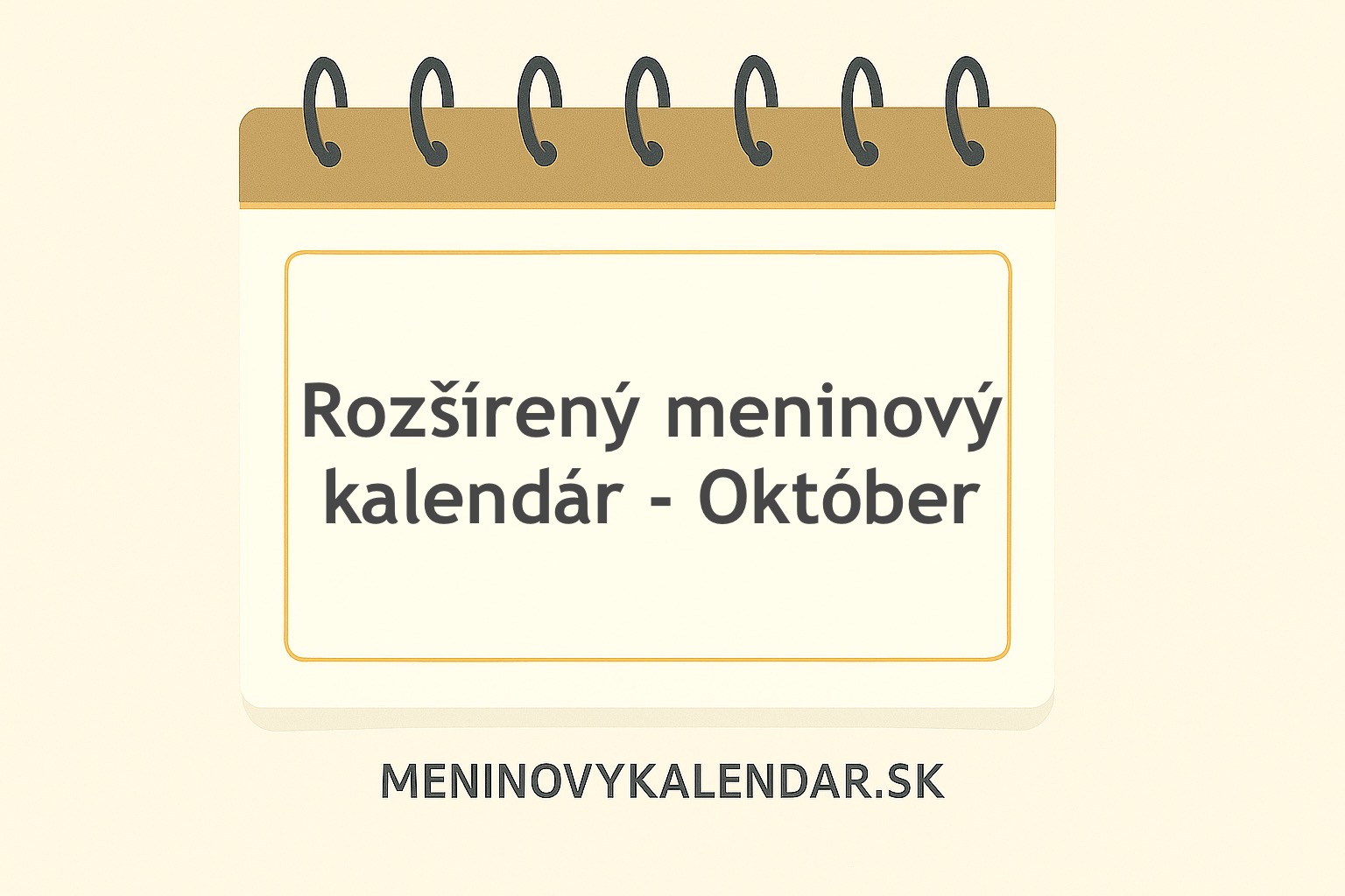Rozšírený meninový kalendár – Október 🍁🎃