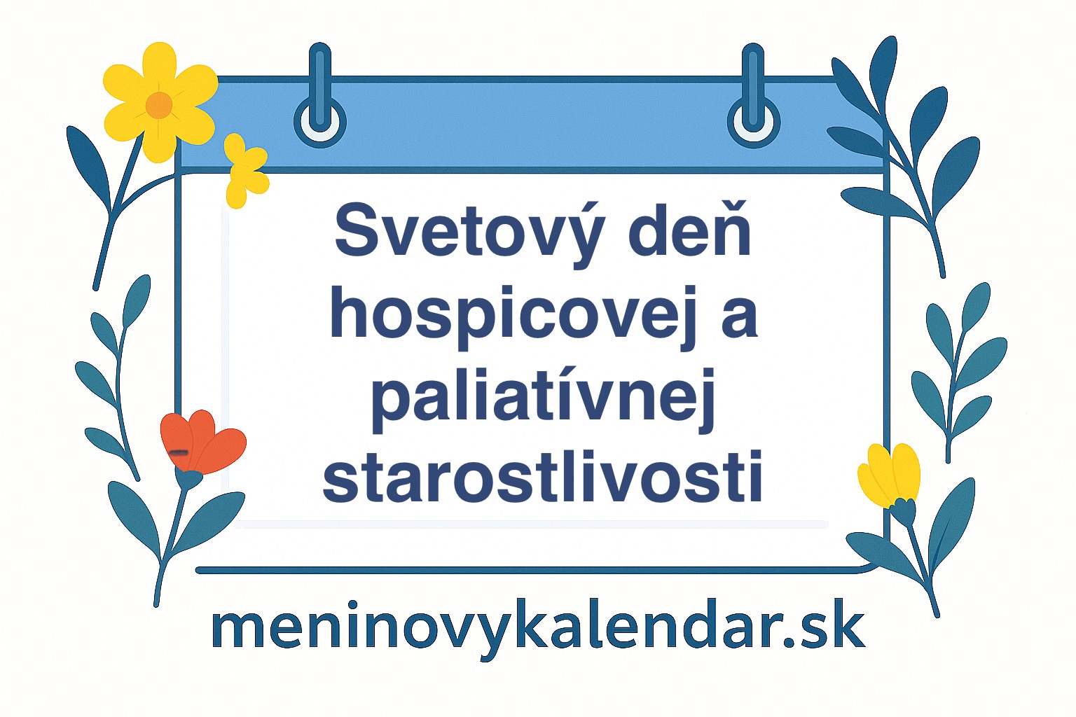 🌍🤝 Svetový deň hospicovej a paliatívnej starostlivosti – druhá sobota v októbri (11. október 2025)