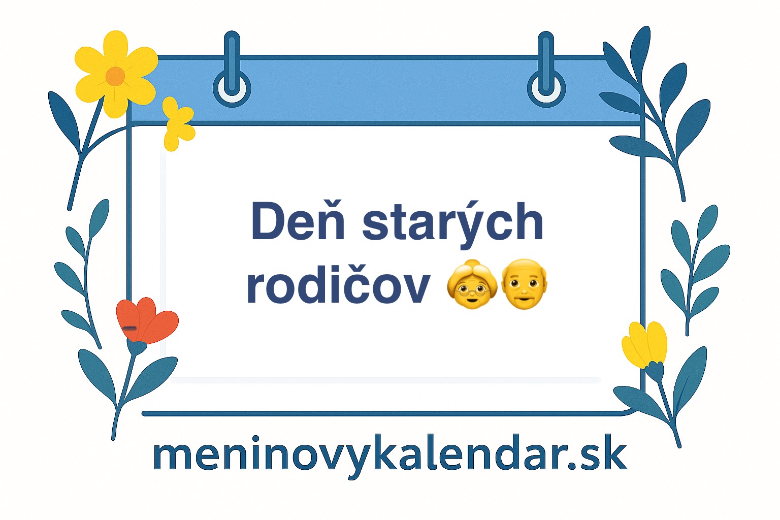 Deň starých rodičov 👵👴💖 – druhá nedeľa v októbri (12. október 2025)