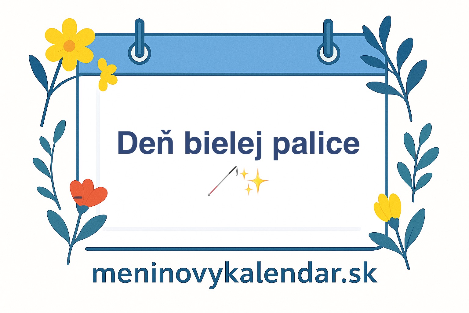 Deň bielej palice (15. október) 🦯✨