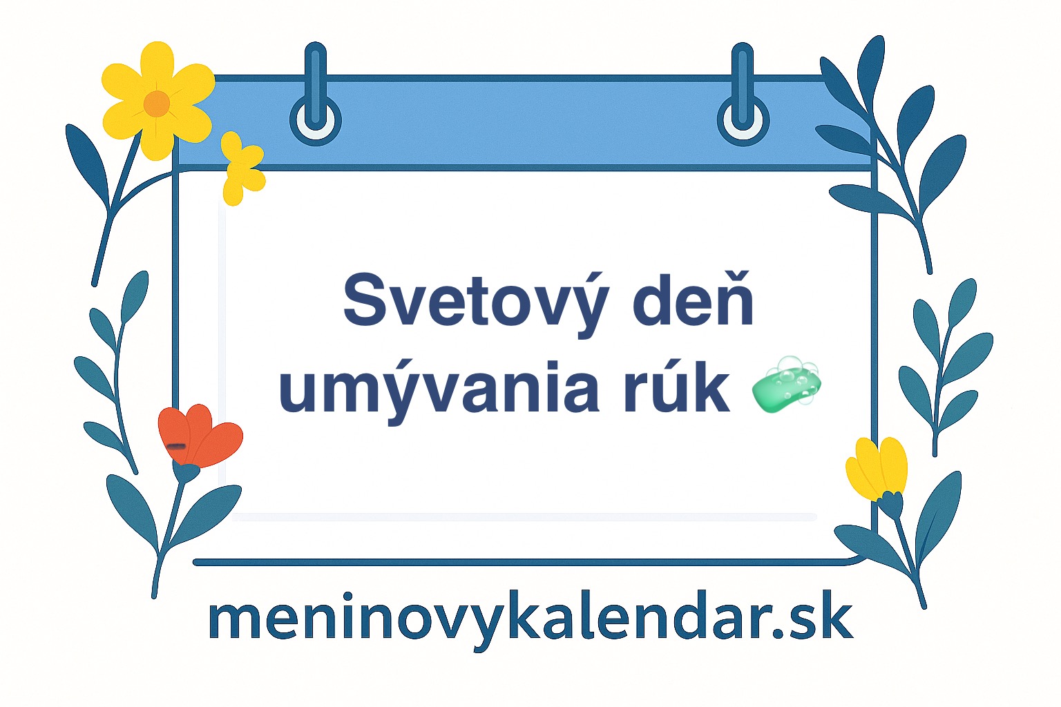 Svetový deň umývania rúk (15. október) 🧼🚿
