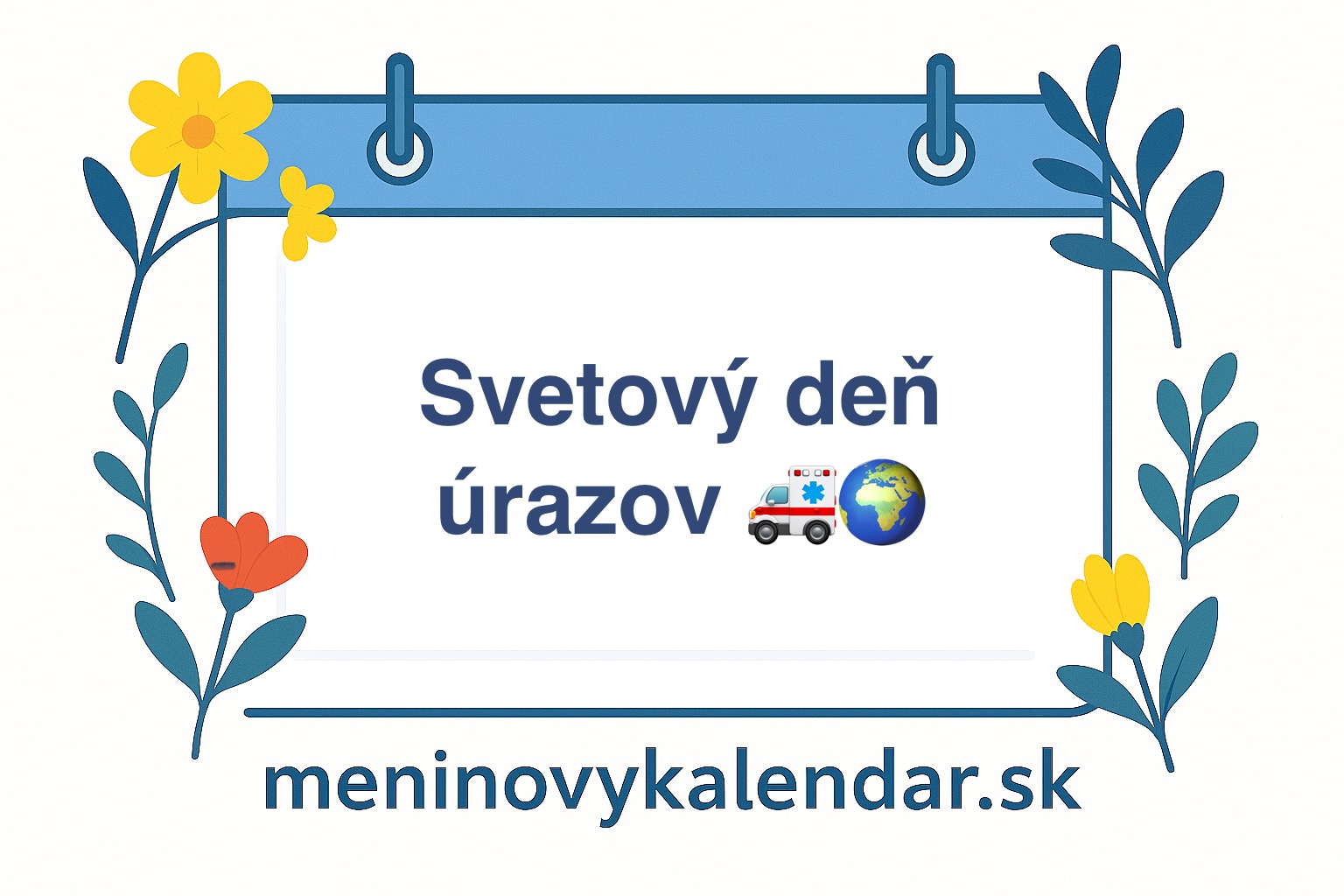 Svetový deň úrazov (17. október) 🚑🌍