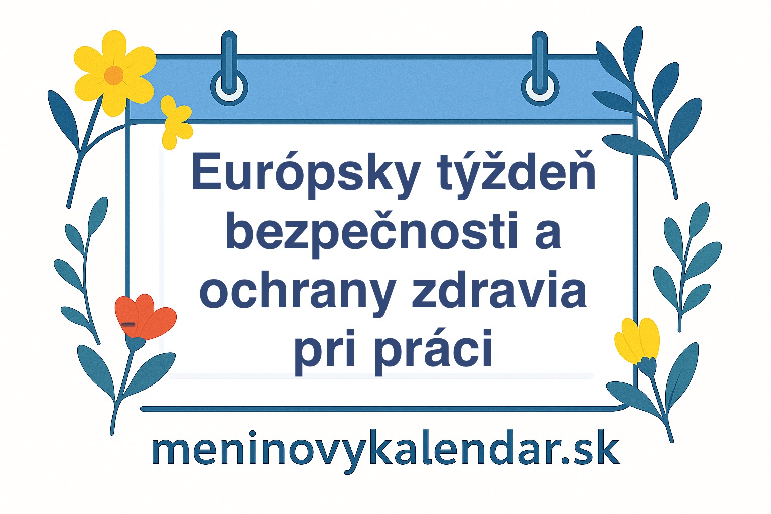 🦺 Európsky týždeň bezpečnosti a ochrany zdravia pri práci (20. – 26. október 2025)