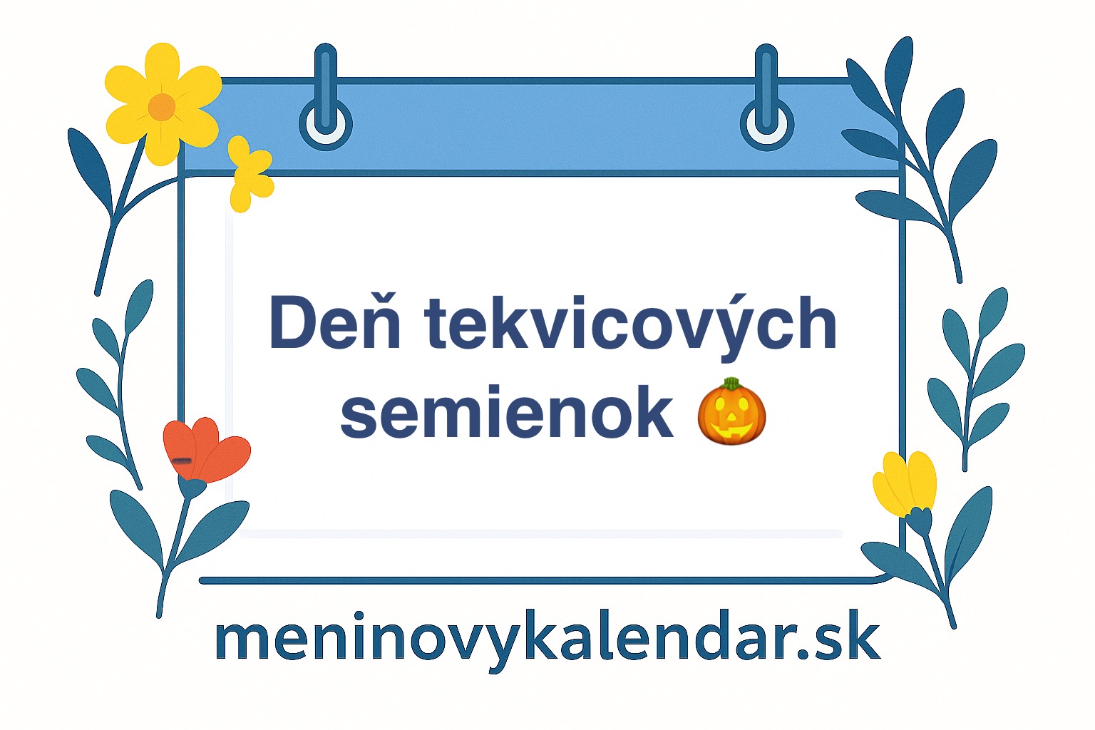 Deň tekvicových semienok – 2. október 🎃🌱🥜