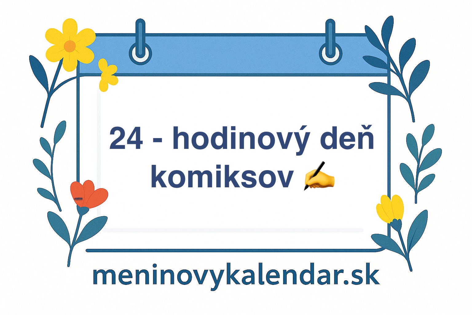 24-hodinový deň komiksov – prvá sobota v októbri (4. október 2025) 🕛🖊️💥