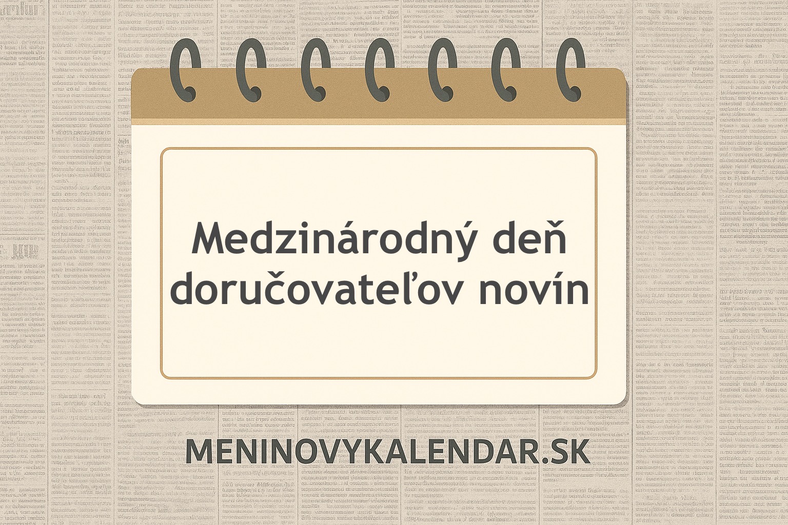 Medzinárodný deň doručovateľov novín (20. október) 🗞️🚲