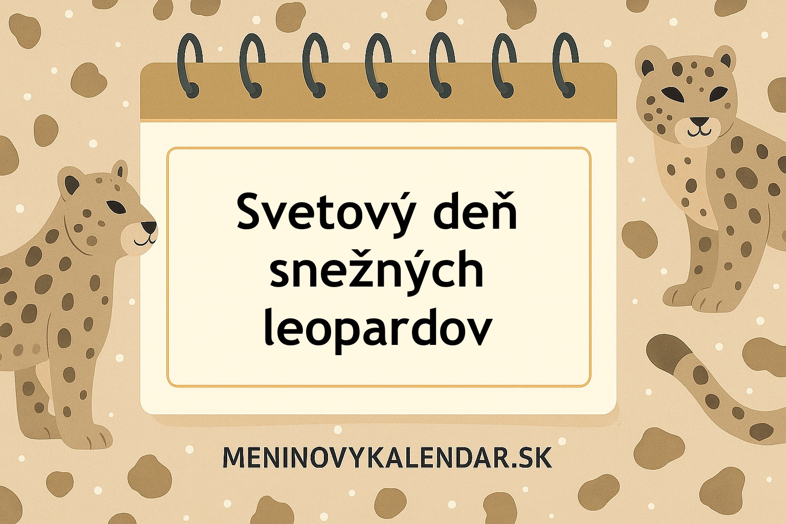 Svetový deň snežných leopardov (23. október) ❄️🐆