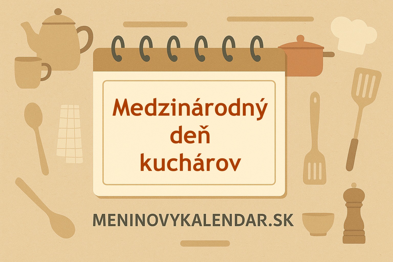 Medzinárodný deň kuchárov (20. október) 👩🍳👨🍳🌍