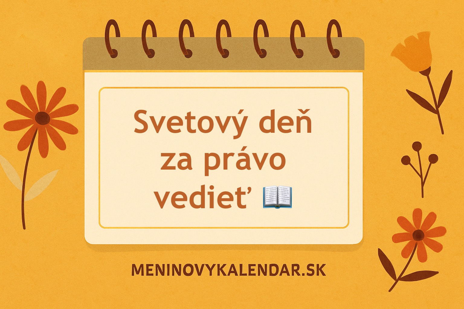 🌍📖 Svetový deň za právo vedieť – 28. september