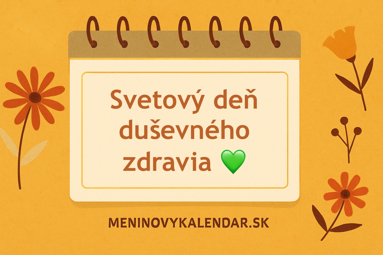 🌍 Svetový deň duševného zdravia (10. október) – prečo je taký dôležitý? 🧠💚
