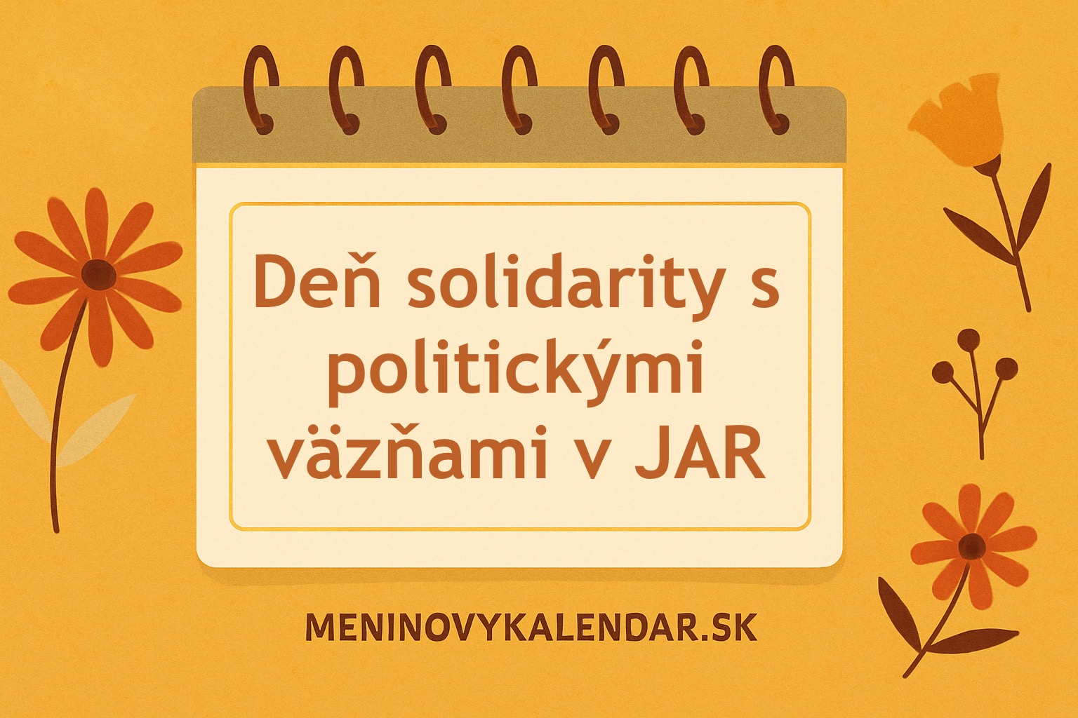 ✊🇿🇦 Deň solidarity s politickými väzňami v Juhoafrickej republike — spomienka, podpora a boj za spravodlivosť (11. október)