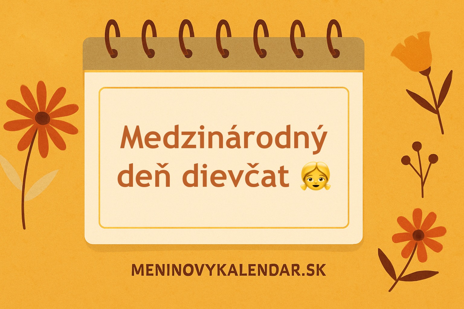 👧🌍 Medzinárodný deň dievčat – deň venovaný rovnosti, právam a možnostiam pre dievčatá (11. október)