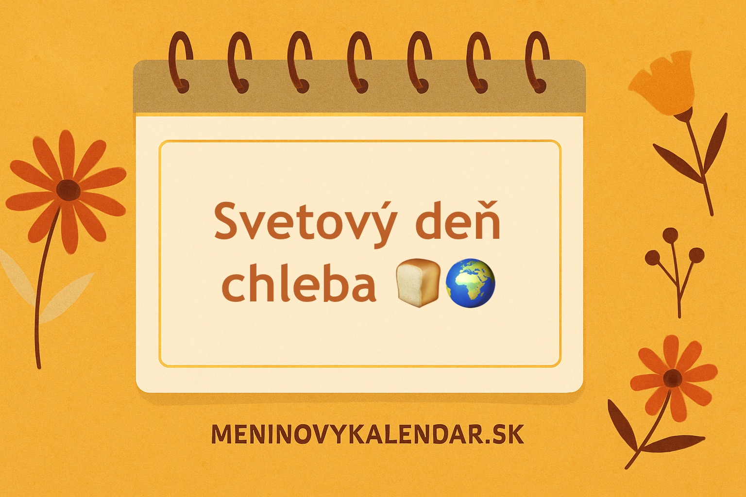 Svetový deň chleba (16. október) 🍞🌍
