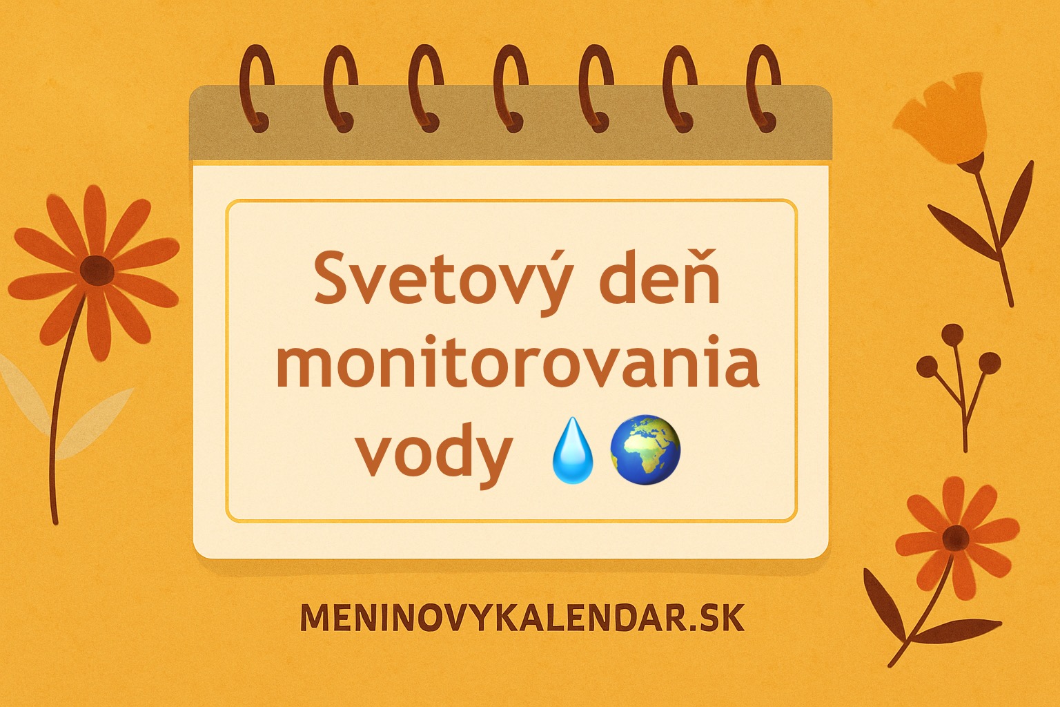 Svetový deň monitorovania vody (18. október) 💧🌍