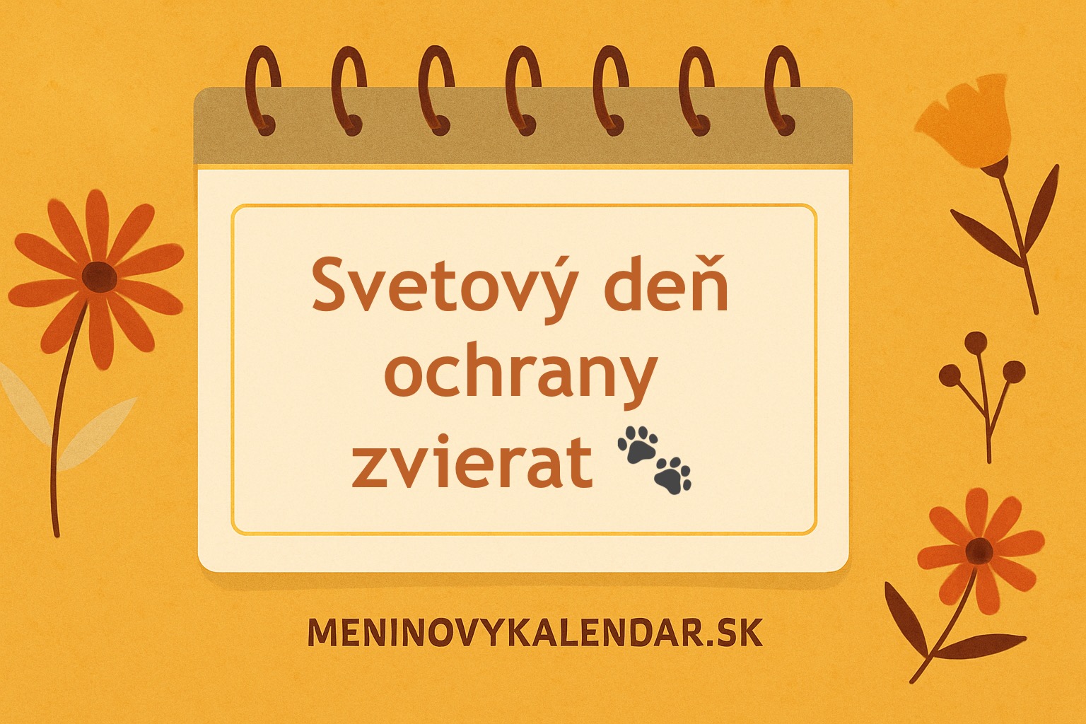 🌎🐾 Svetový deň ochrany zvierat — oslava života a starostlivosti (4. október)