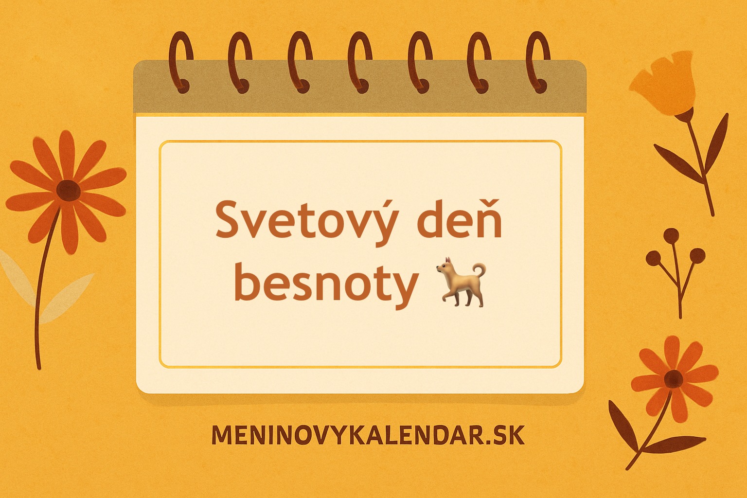 🌍🐕 Svetový deň besnoty – 28. september