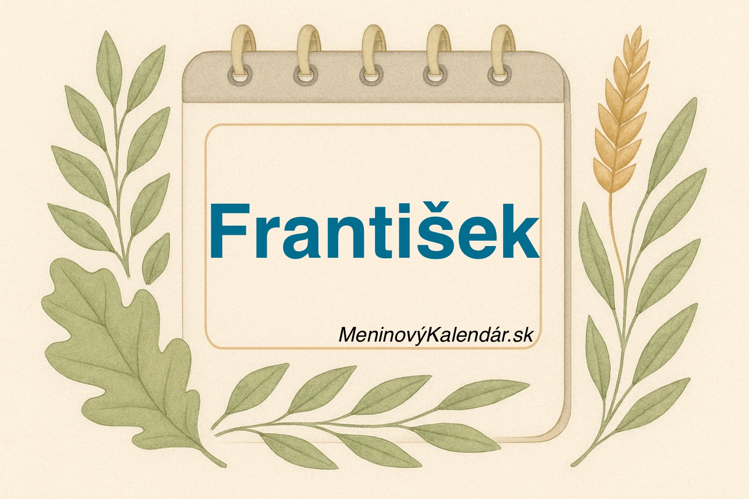 🌿 Kedy má meniny František?